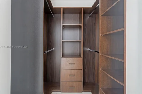 a view of closet