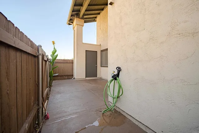a view of a livingroom with wooden floor
