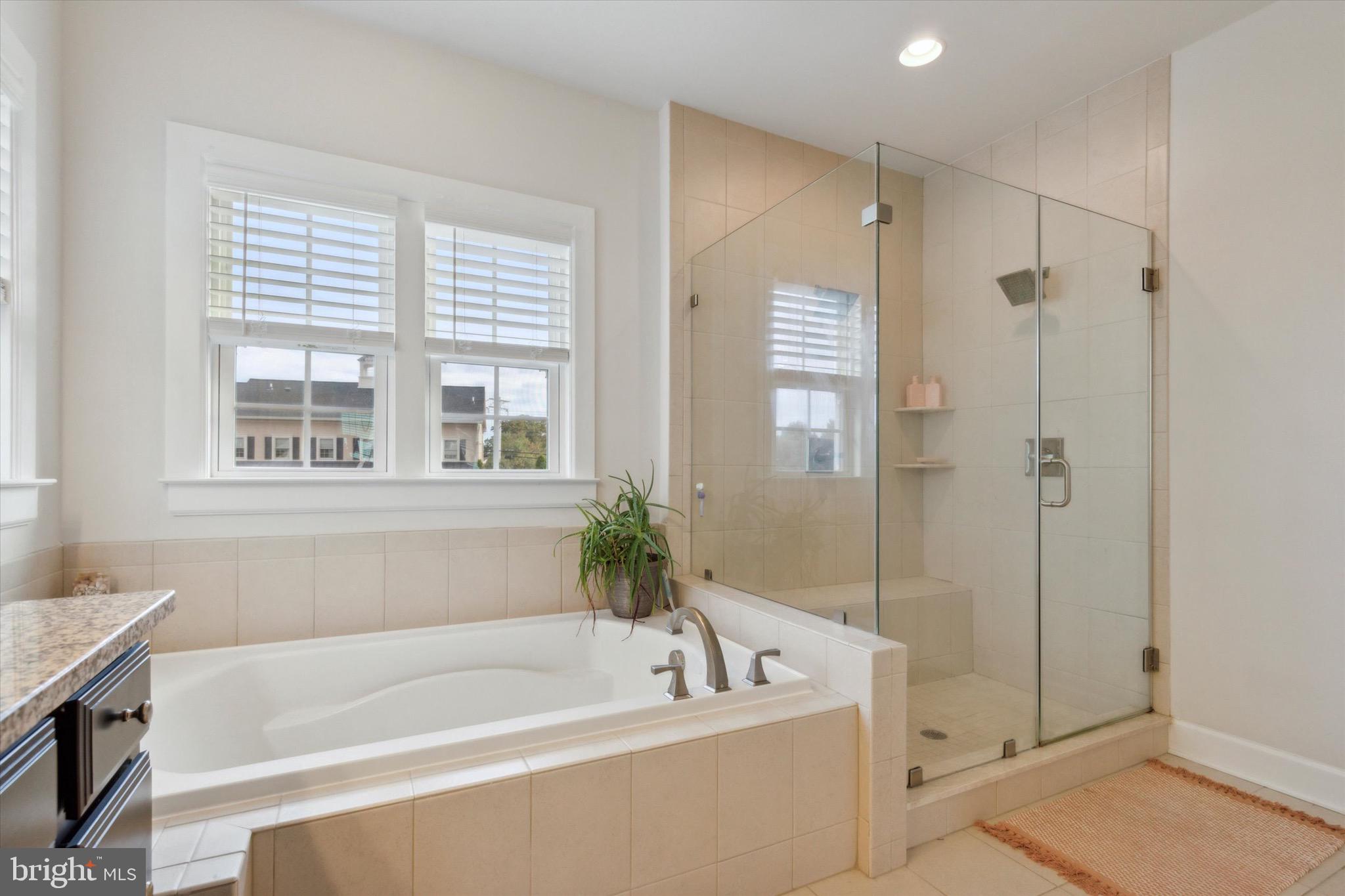 66 Ruthies Way Chalfont, PA 18914 - Photo 29 of 40 Master Bathroom Sunken Tub and Walk In Shower