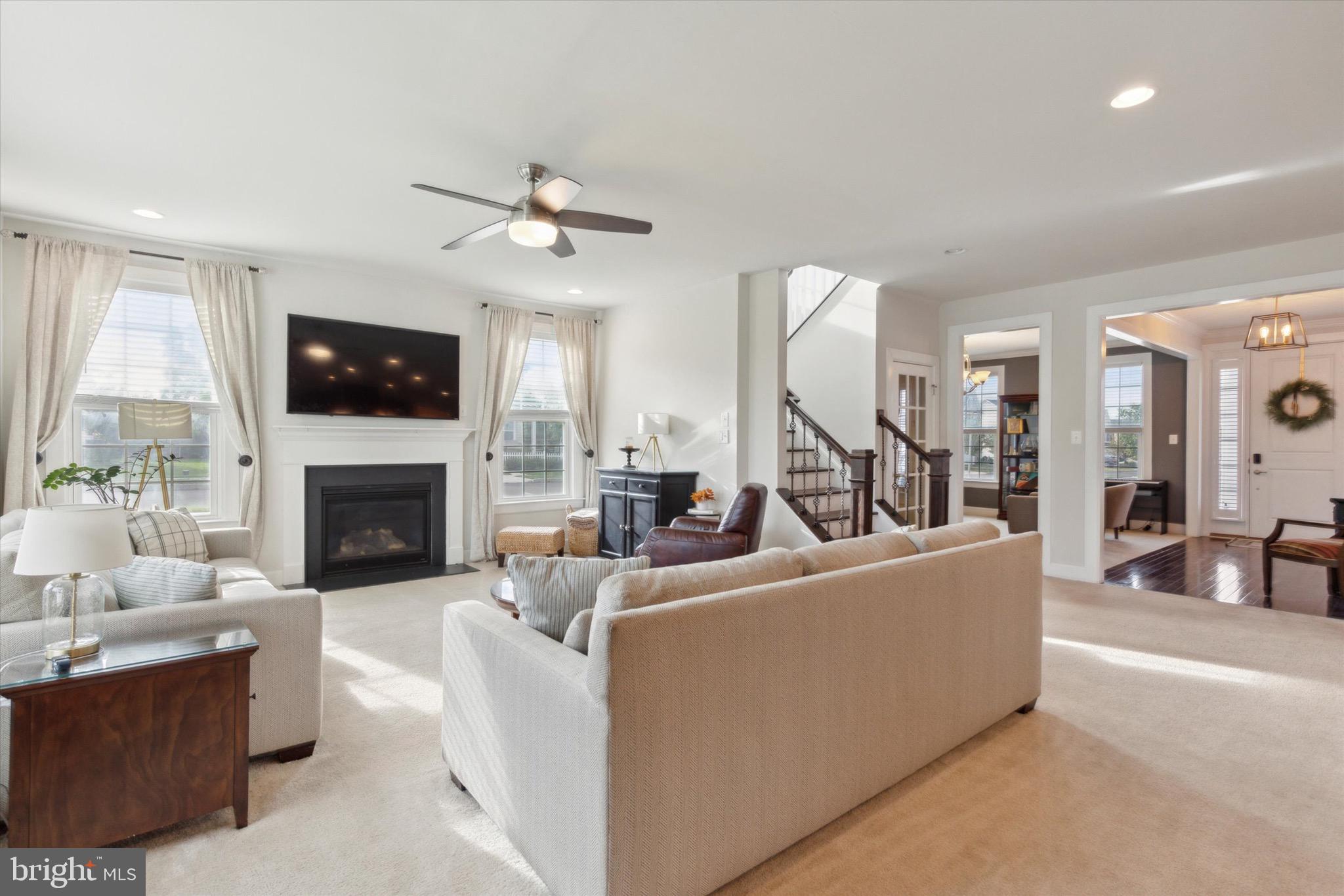 66 Ruthies Way Chalfont, PA 18914 - Photo 5 of 40 Family Room with Gas Fireplace