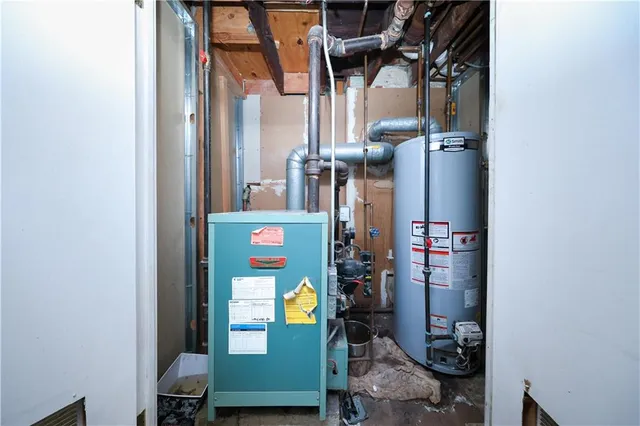 a view of storage and utility room