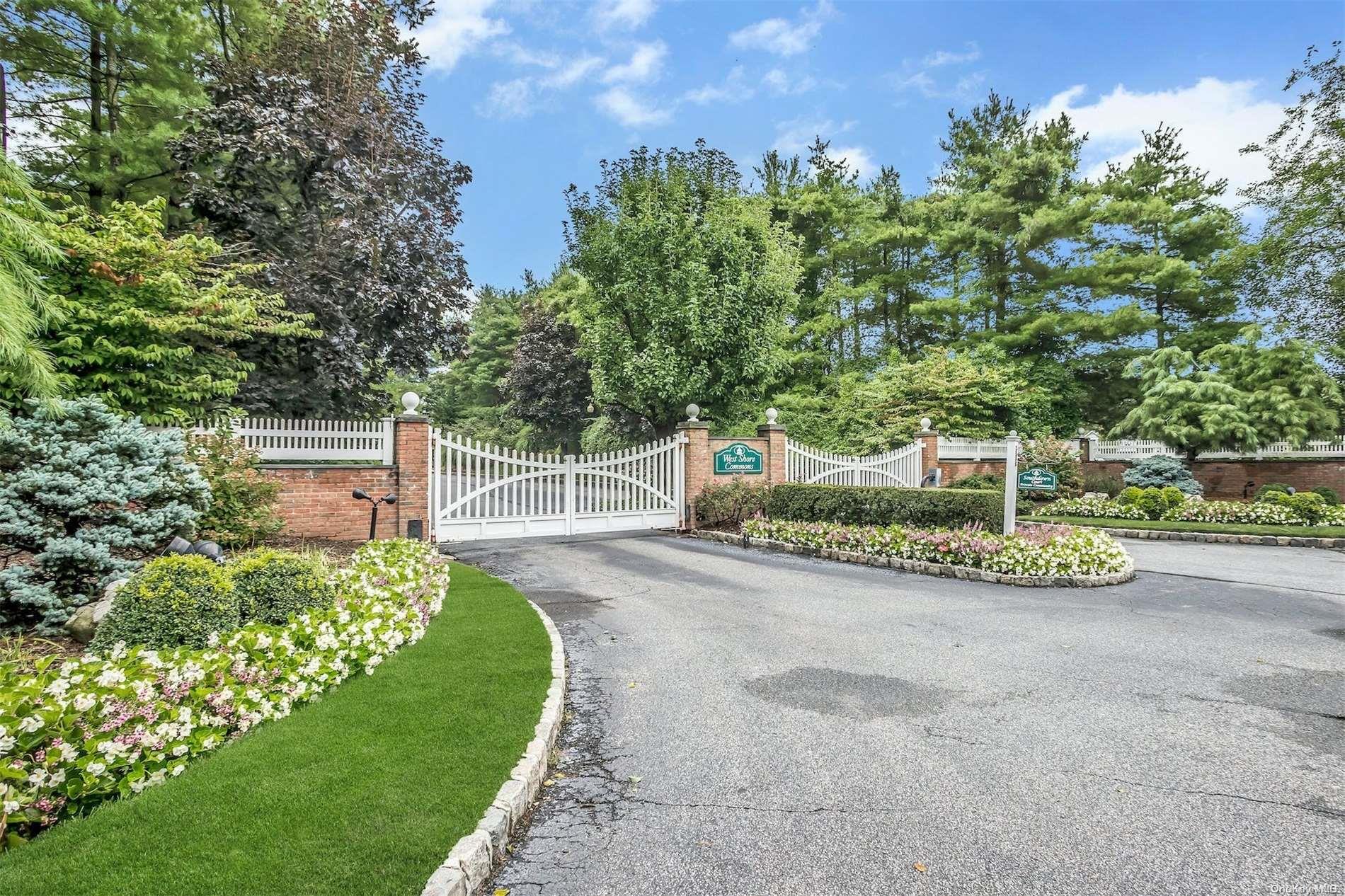 a view of a garden with potted plants