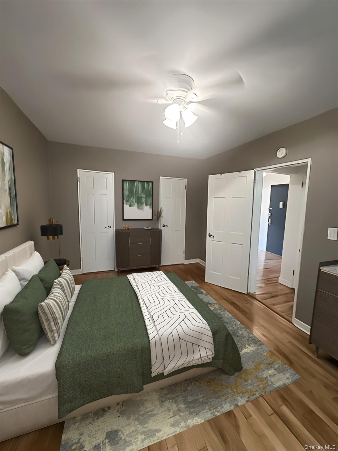 9 Stokes Road, Unit 2B Yonkers, NY 10710 - Photo 11 of 19 Virtually staged. Wood floor.