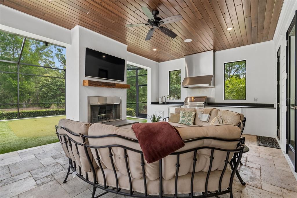 17001 Midas Lane Lutz, FL 33549 - Photo 74 of 100 a view of a livingroom with furniture window and outside view