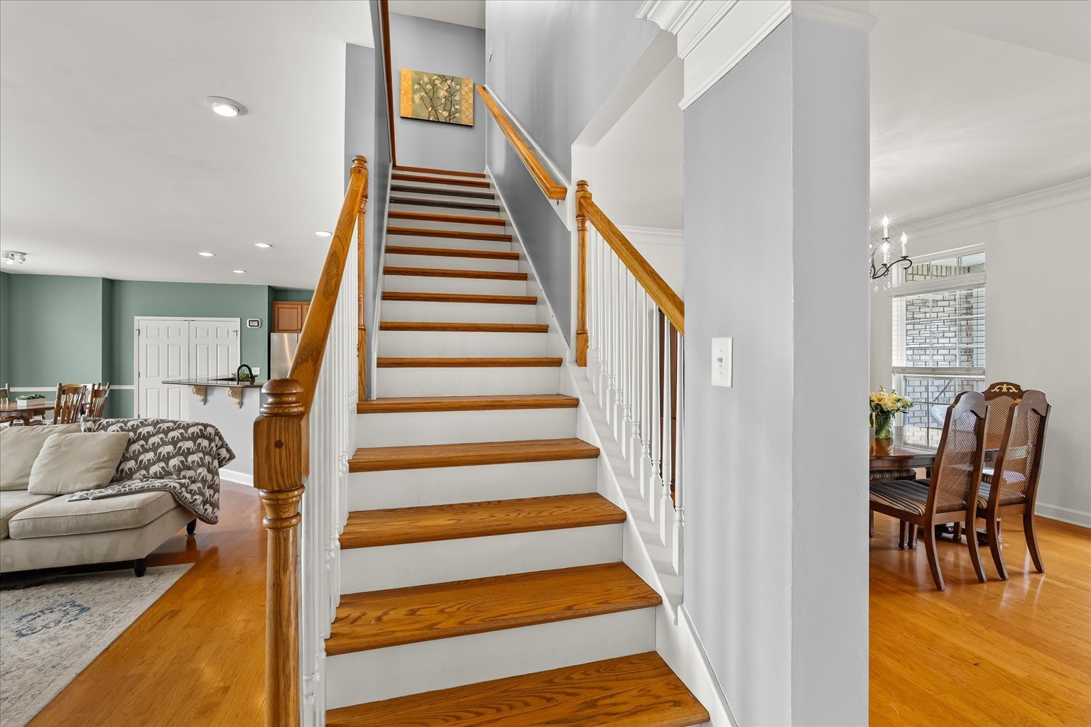 4055 Williford Way Spring Hill, TN 37174 - Photo 25 of 37 a view of entryway and hall with wooden floor