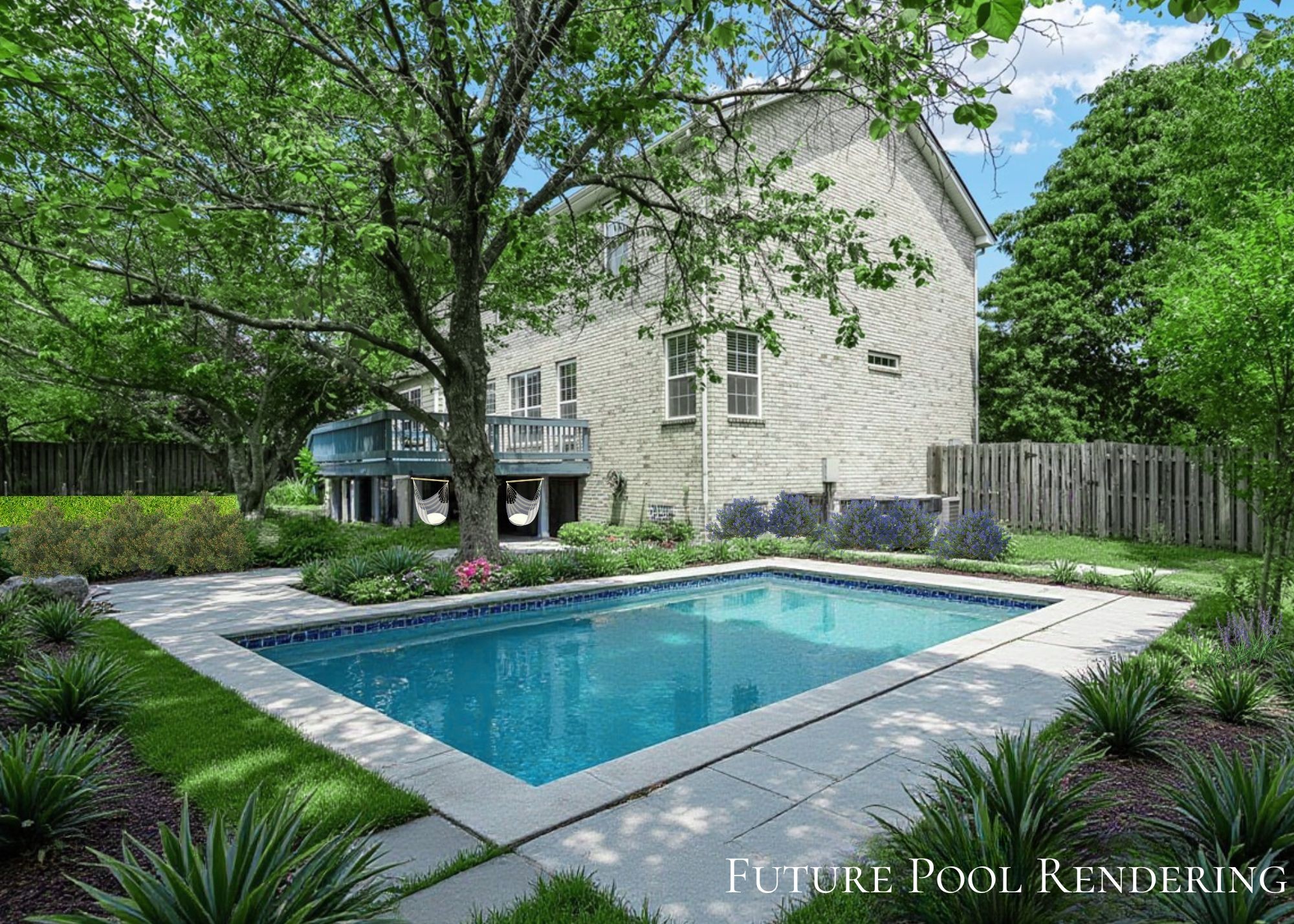 4055 Williford Way Spring Hill, TN 37174 - Photo 30 of 37 a view of a house with pool and sitting area