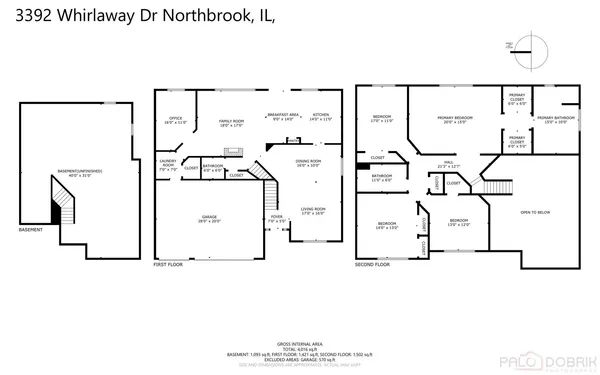 $1,000,000 | 3392 Whirlaway Drive, Northbrook, IL 60062