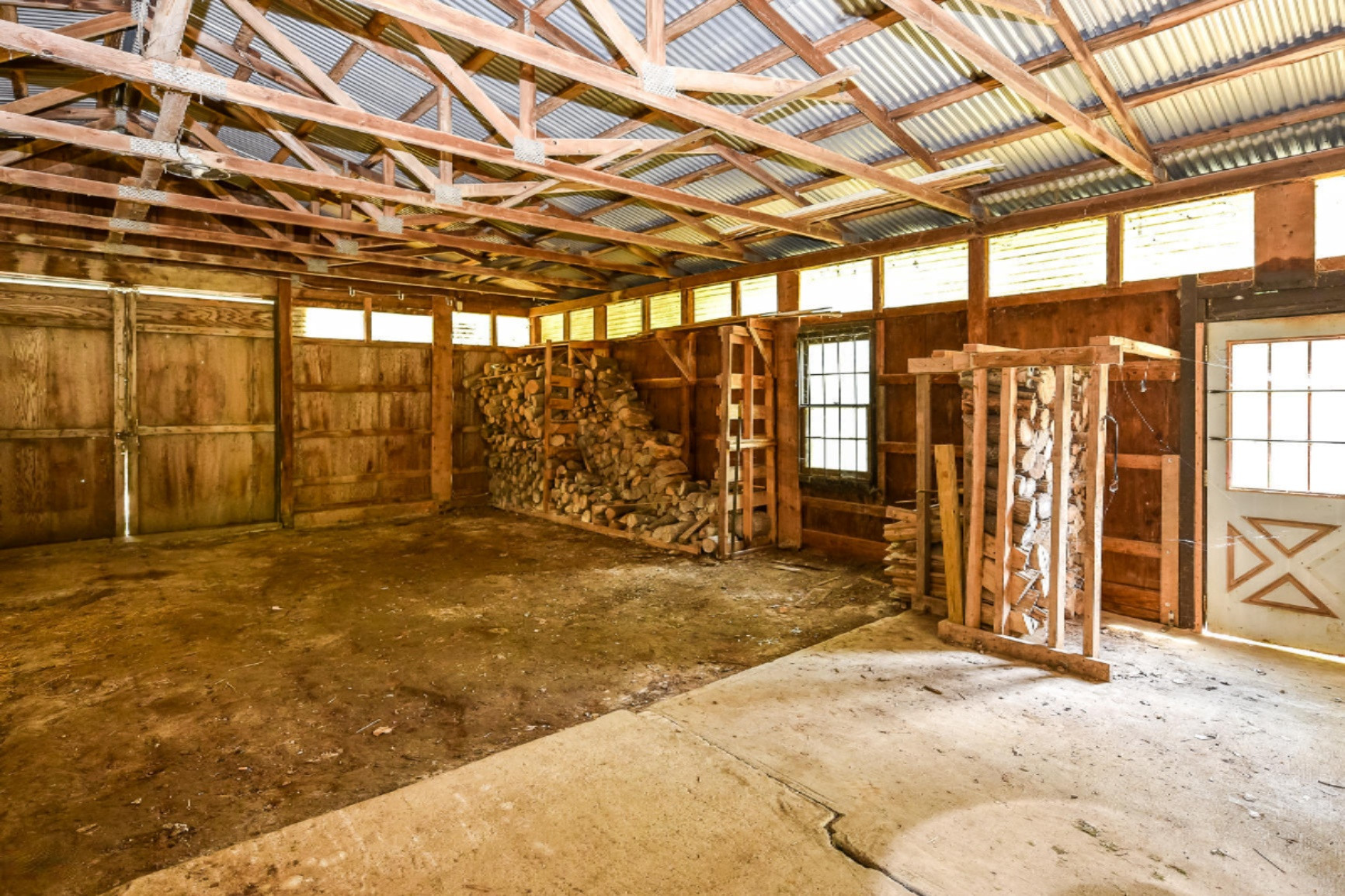 10700 South Wright Road Eagle, MI 48822 - Photo 53 of 64 Barn Interior
