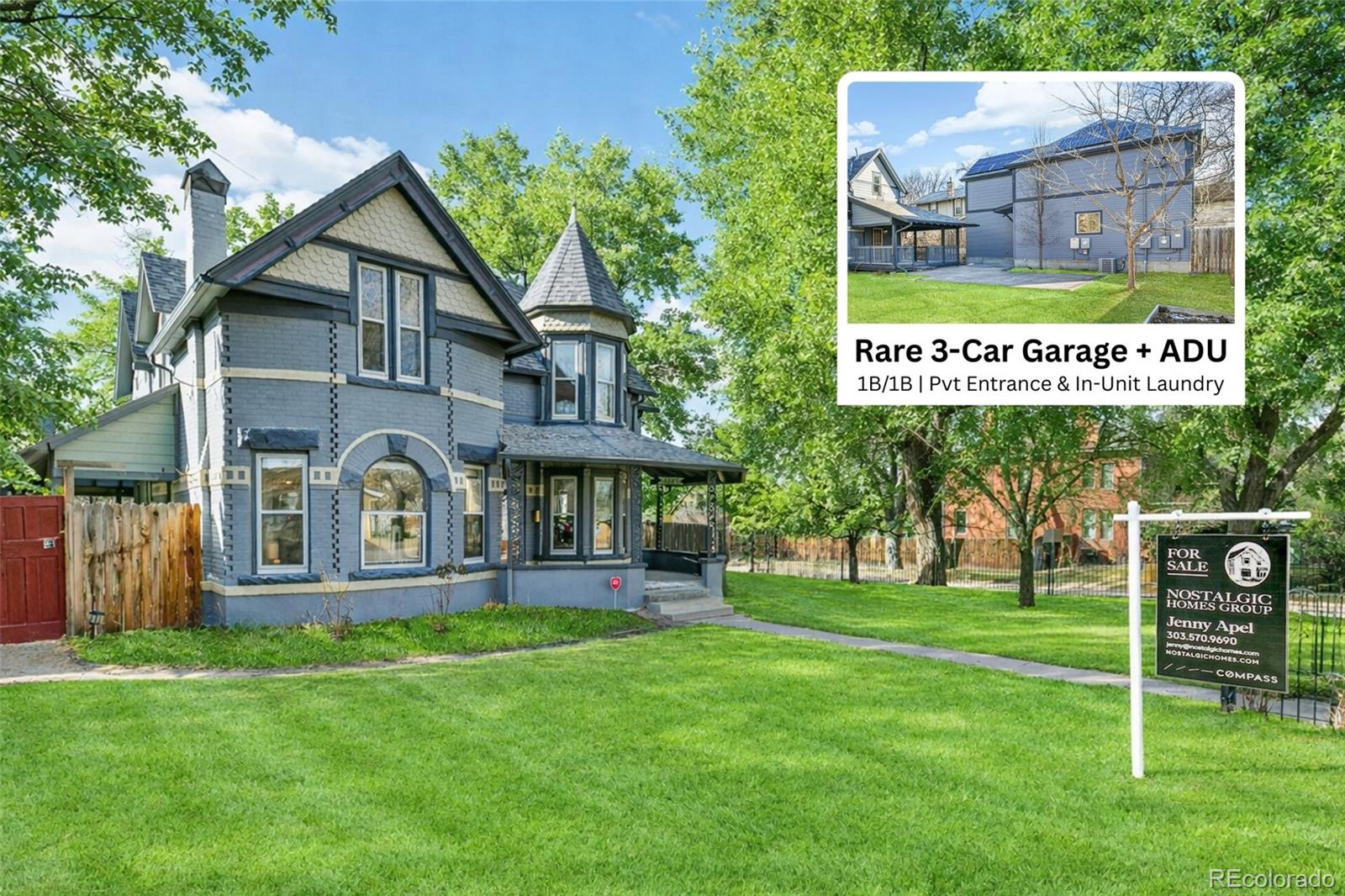 3885 Wolff Street Denver, CO 80212 - Photo 1 of 50 front view of a house with a yard