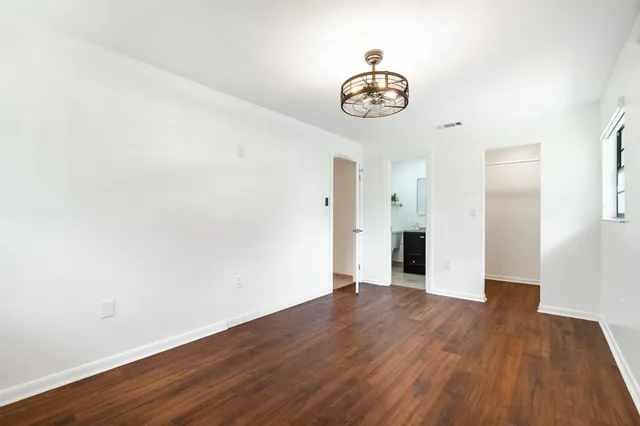 a view of small space with racks on the wall