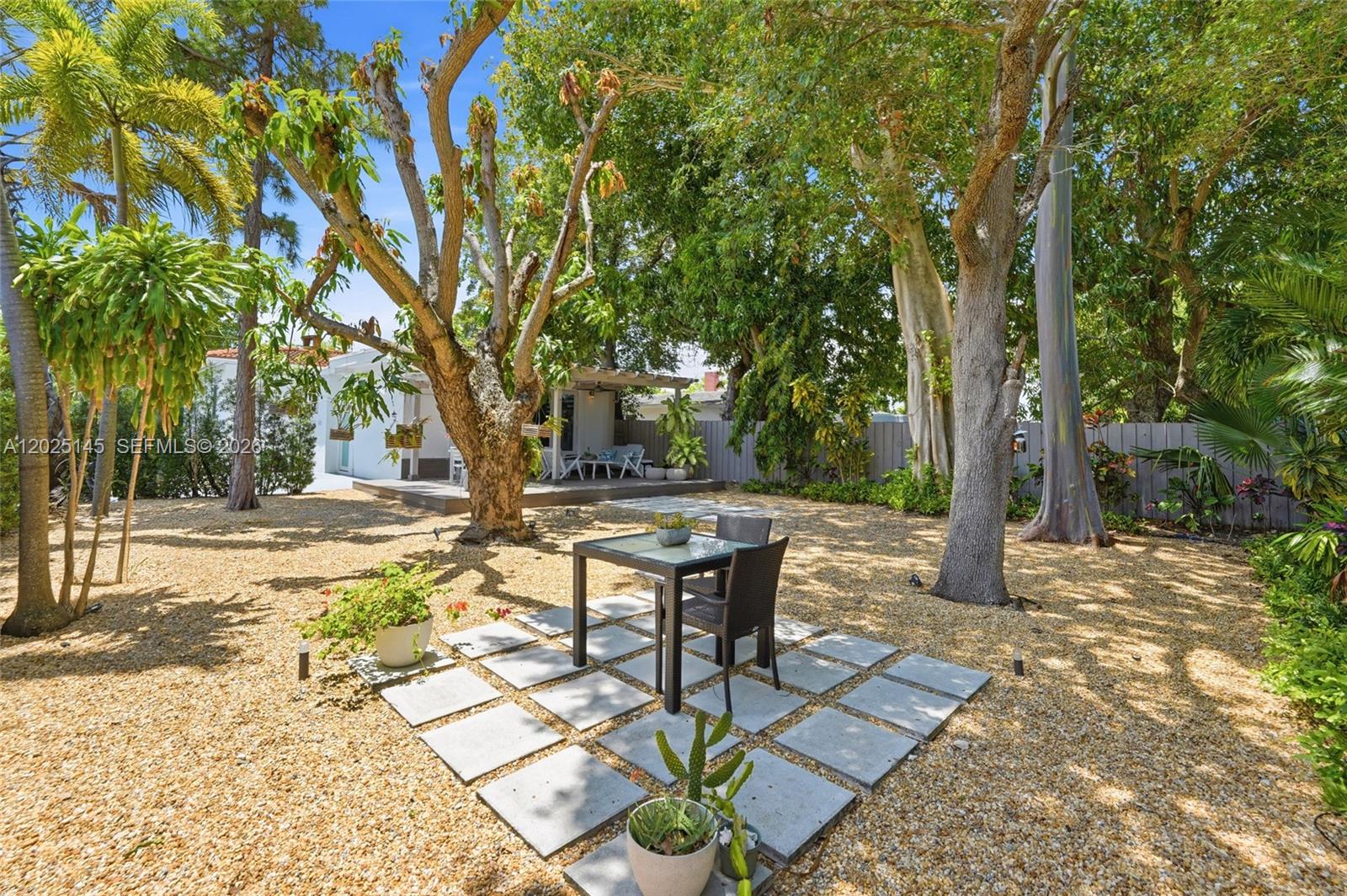 3101 Southwest 25th Terrace Miami, FL 33133 - Photo 24 of 31 a view of a backyard with sitting area