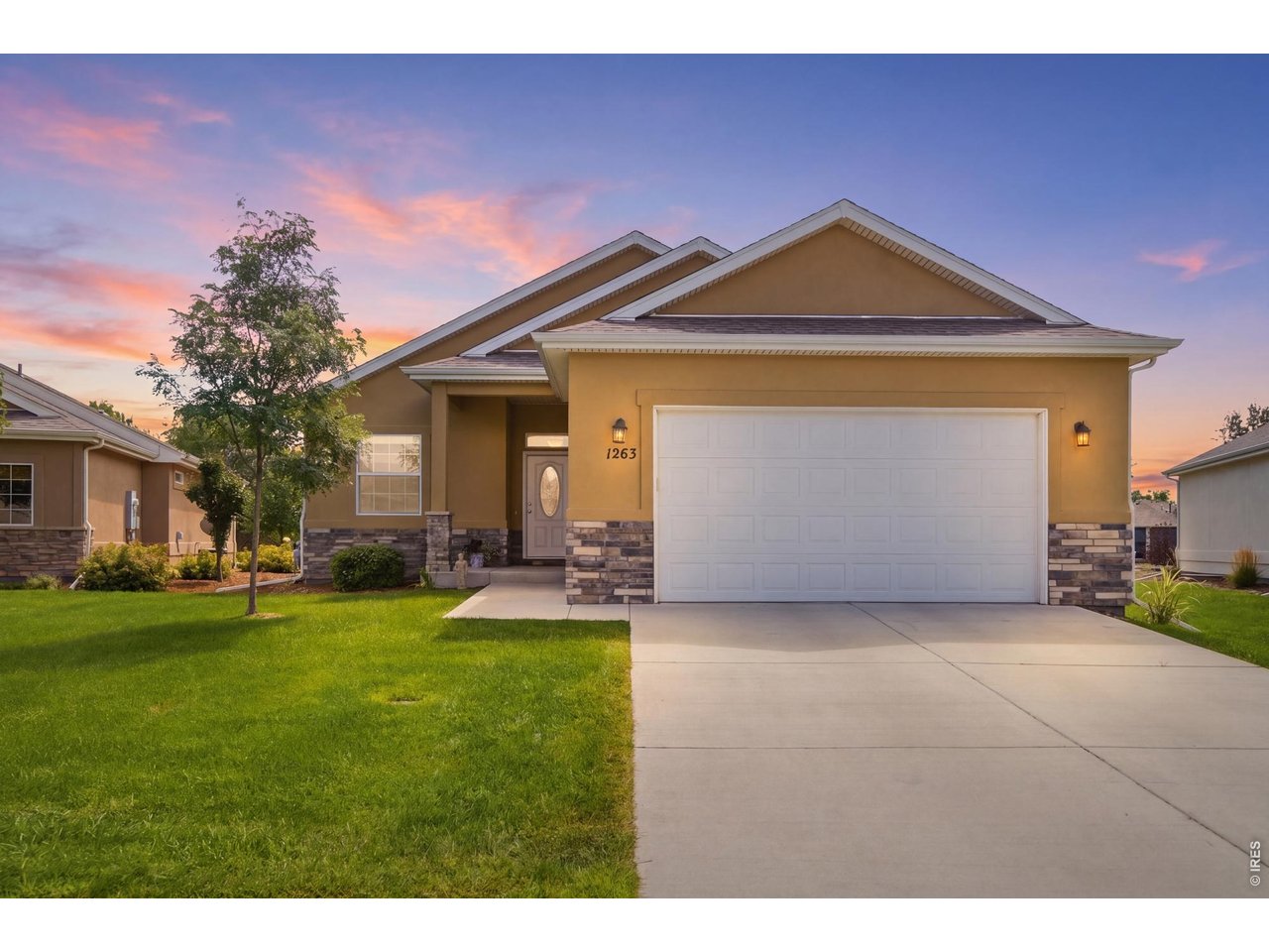 1263 Swainson Road Eaton, CO 80615 - Photo 28 of 29 Home at twilight.