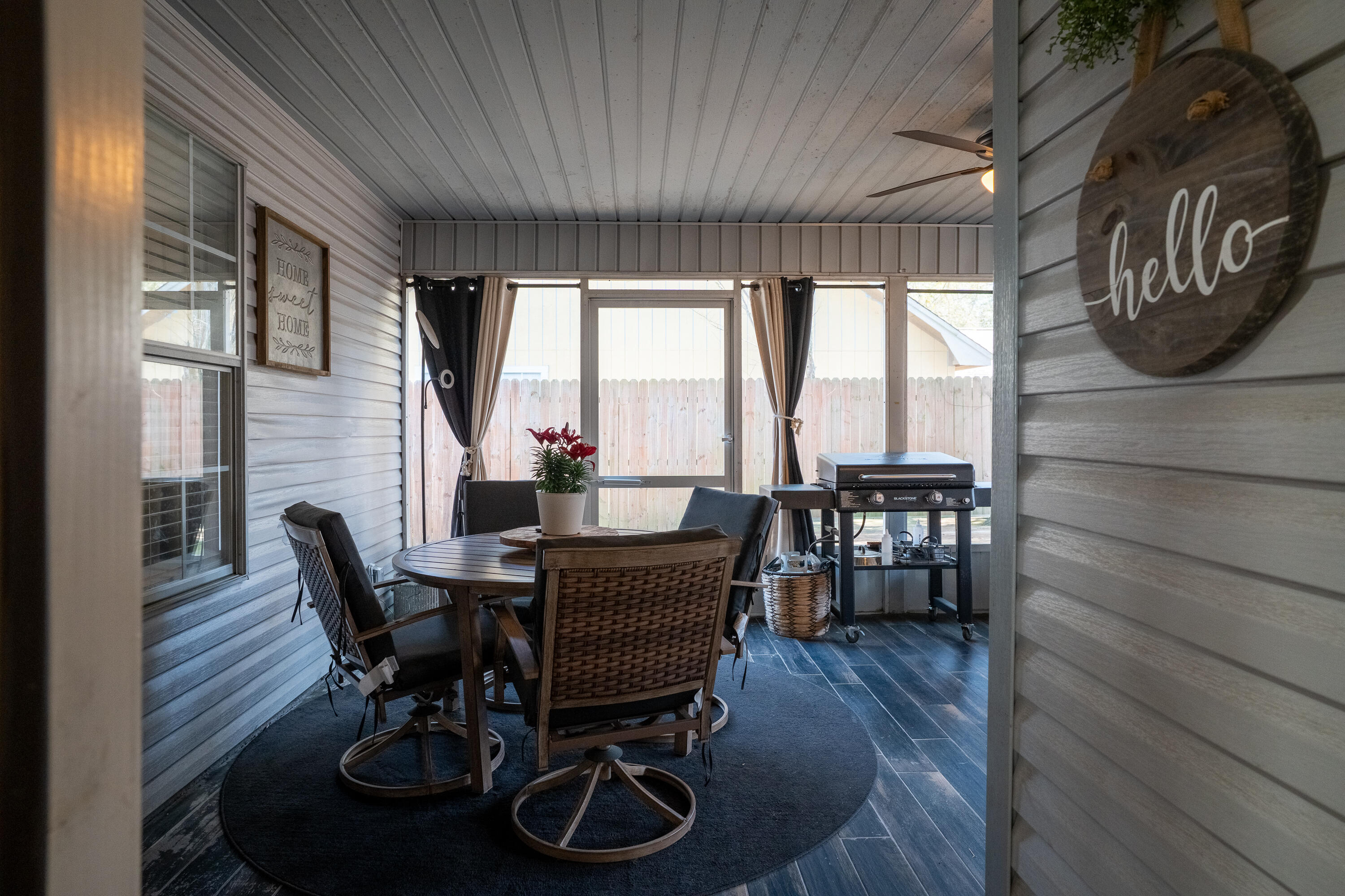 125 Wright Circle Niceville, FL 32578 - Photo 34 of 51 a view of a dining room with furniture window and outside view