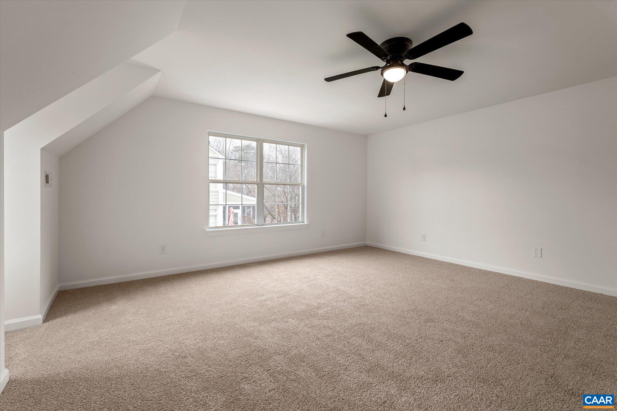 1600 Old Brook Road Charlottesville, VA 22901 - Photo 31 of 48 an empty room with a ceiling fan and window
