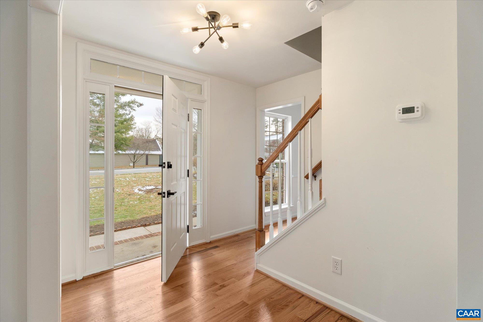 1600 Old Brook Road Charlottesville, VA 22901 - Photo 5 of 48 a view of an entryway with wooden floor