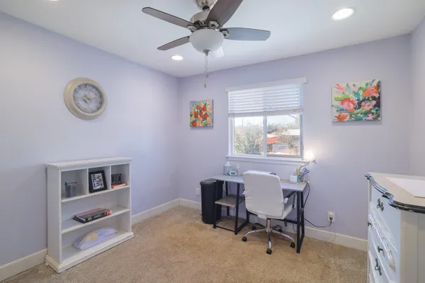 a workspace with a window