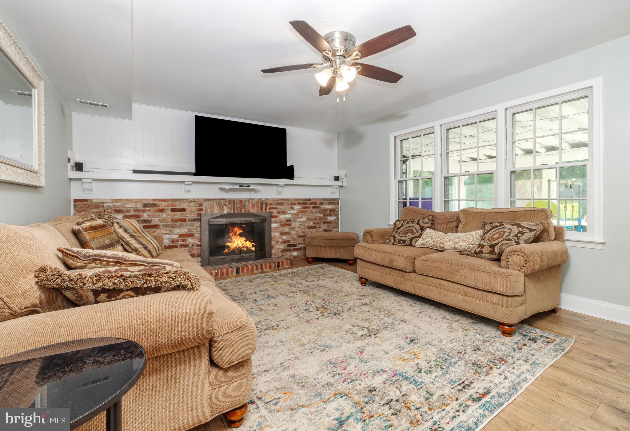 1263 Ollerton Road West Deptford, NJ 08066 - Photo 4 of 37 Family room with wood burning Fireplace