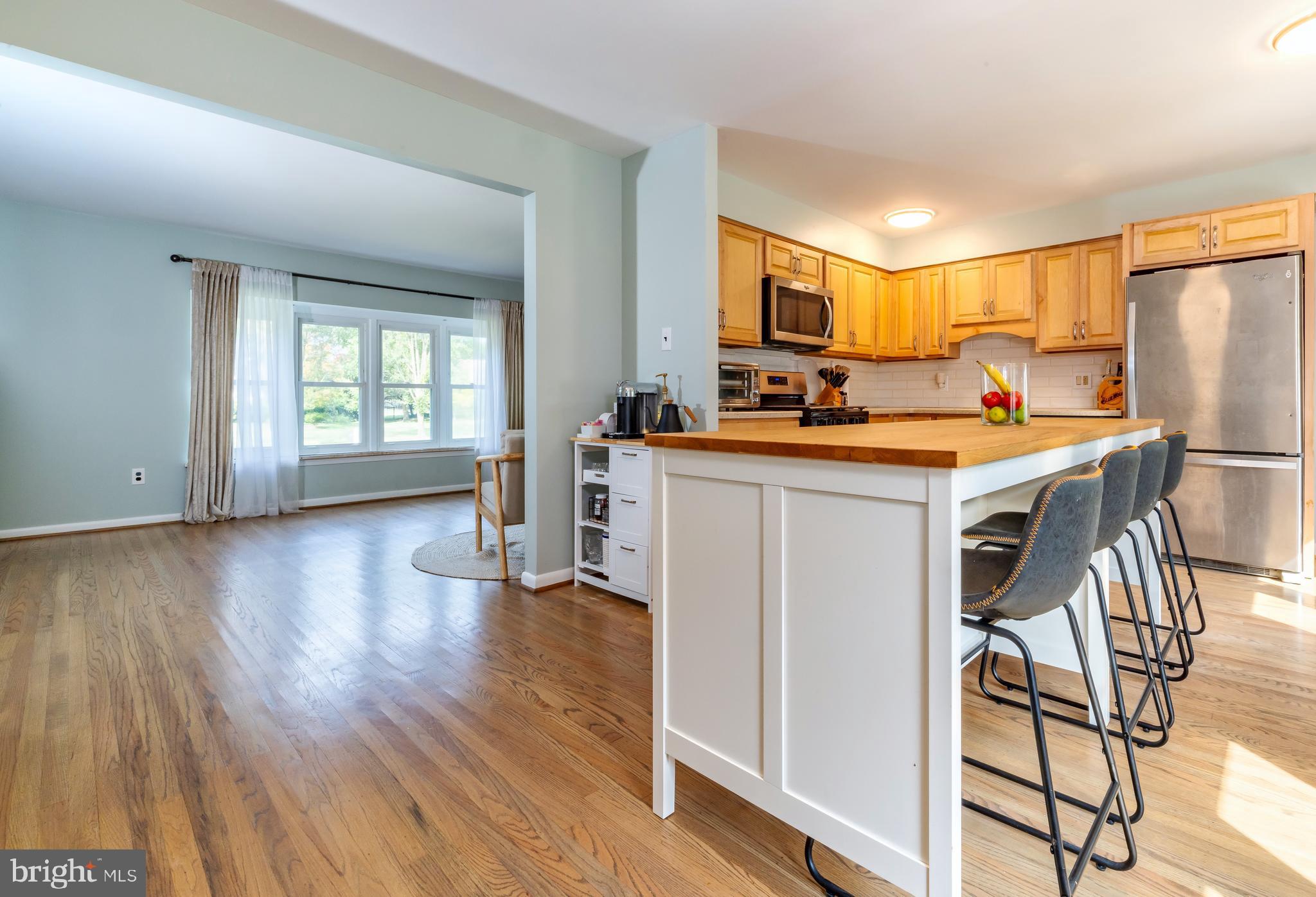 1263 Ollerton Road West Deptford, NJ 08066 - Photo 6 of 37 Expanded Kitchen w/ White Subway tile, stainless a