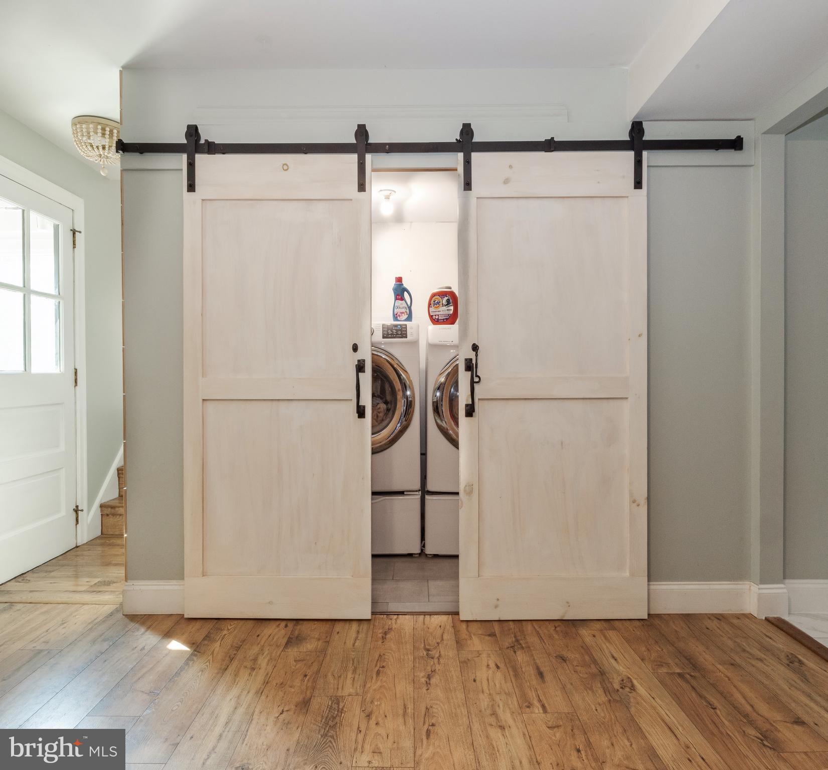 1263 Ollerton Road West Deptford, NJ 08066 - Photo 10 of 37 Barn Doors lead to Utility rm
