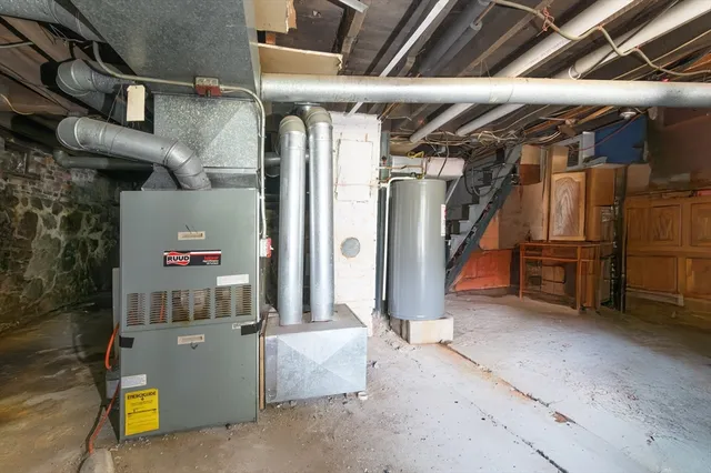 a view of storage and utility room