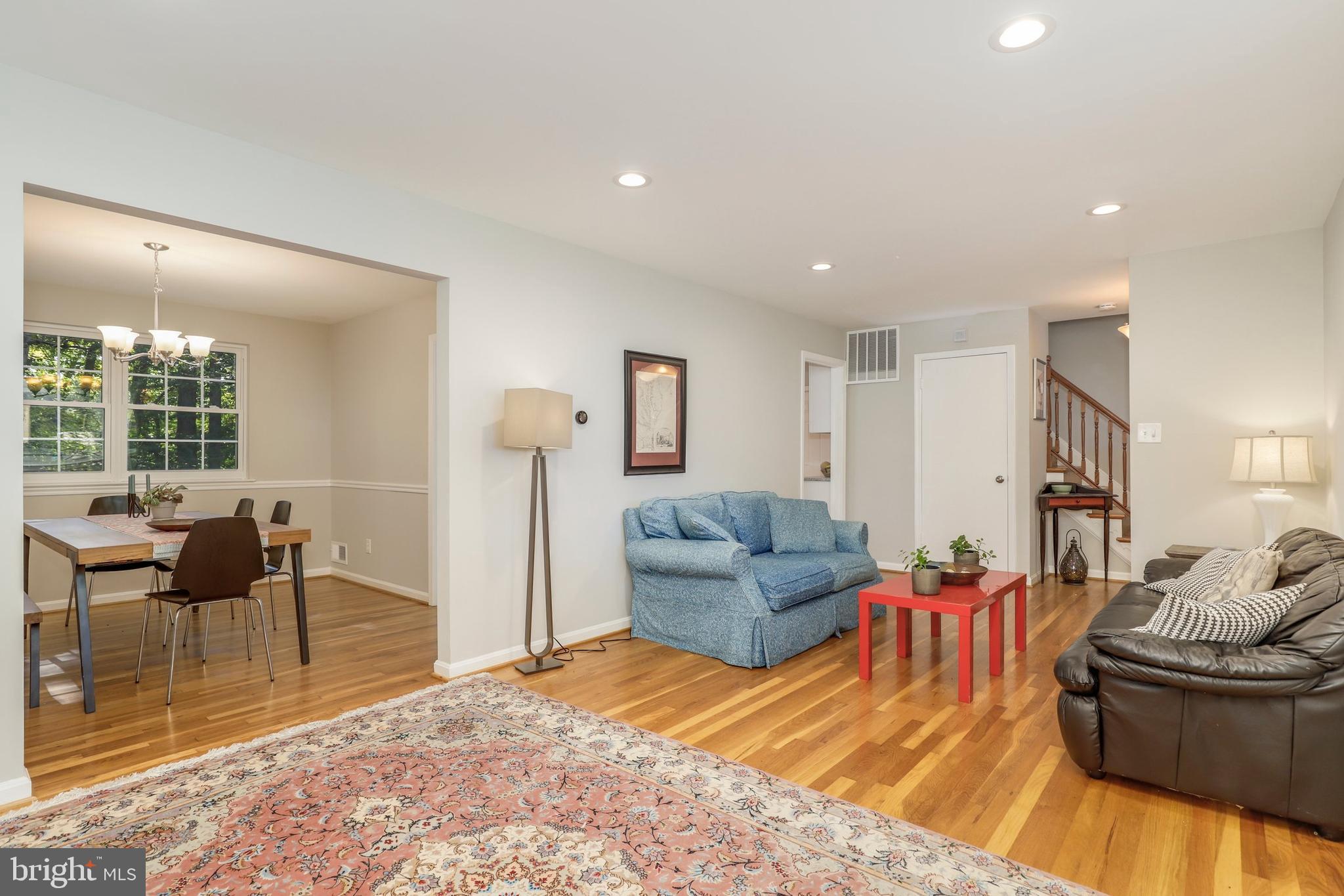8461 Thames Street Springfield, VA 22151 - Photo 25 of 57 a living room with furniture and a couch