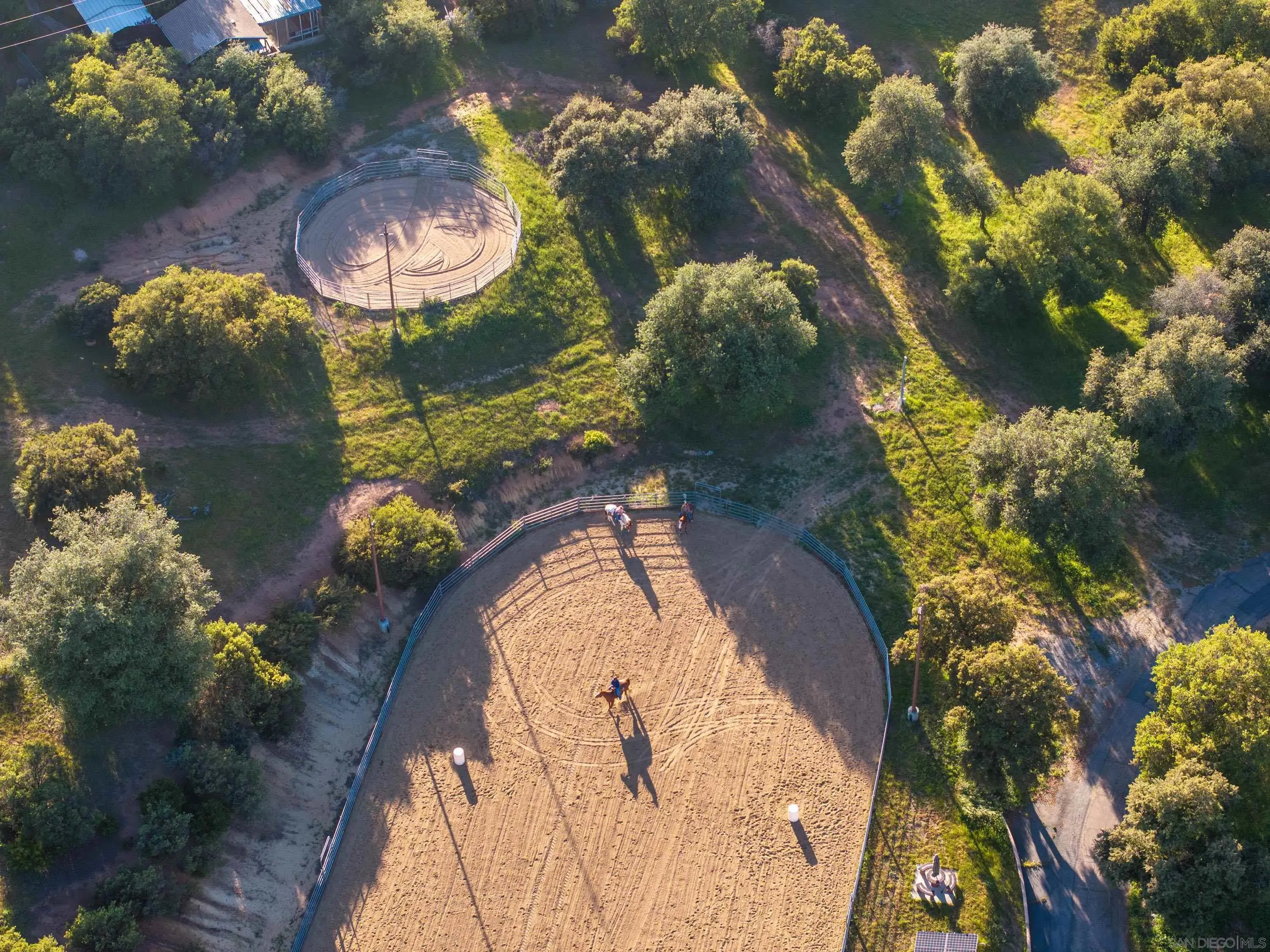 23835 Viejas Grade Road Descanso, CA 91916 - Photo 47 of 50 an aerial view of a house with outdoor space and swimming pool