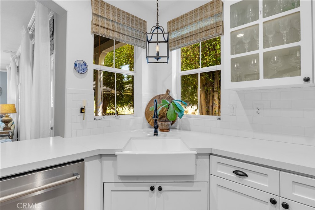 5 Surrey Farm Way Ladera Ranch, CA 92694 - Photo 22 of 46 Remodeled Kitchen view to private side patio