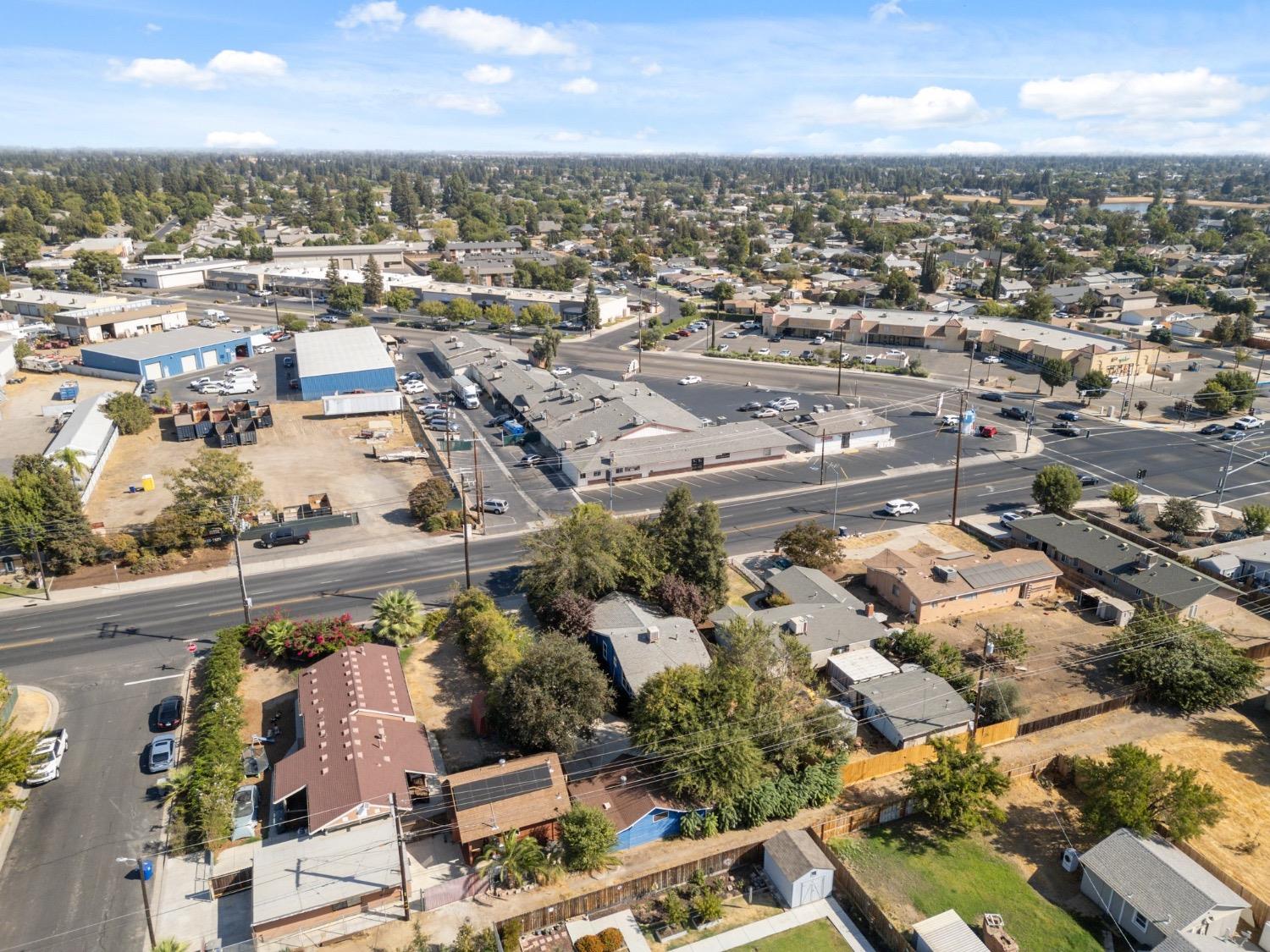 220 Sunnyside Avenue Clovis, CA 93612 - Photo 36 of 38 an aerial view of residential houses with city view