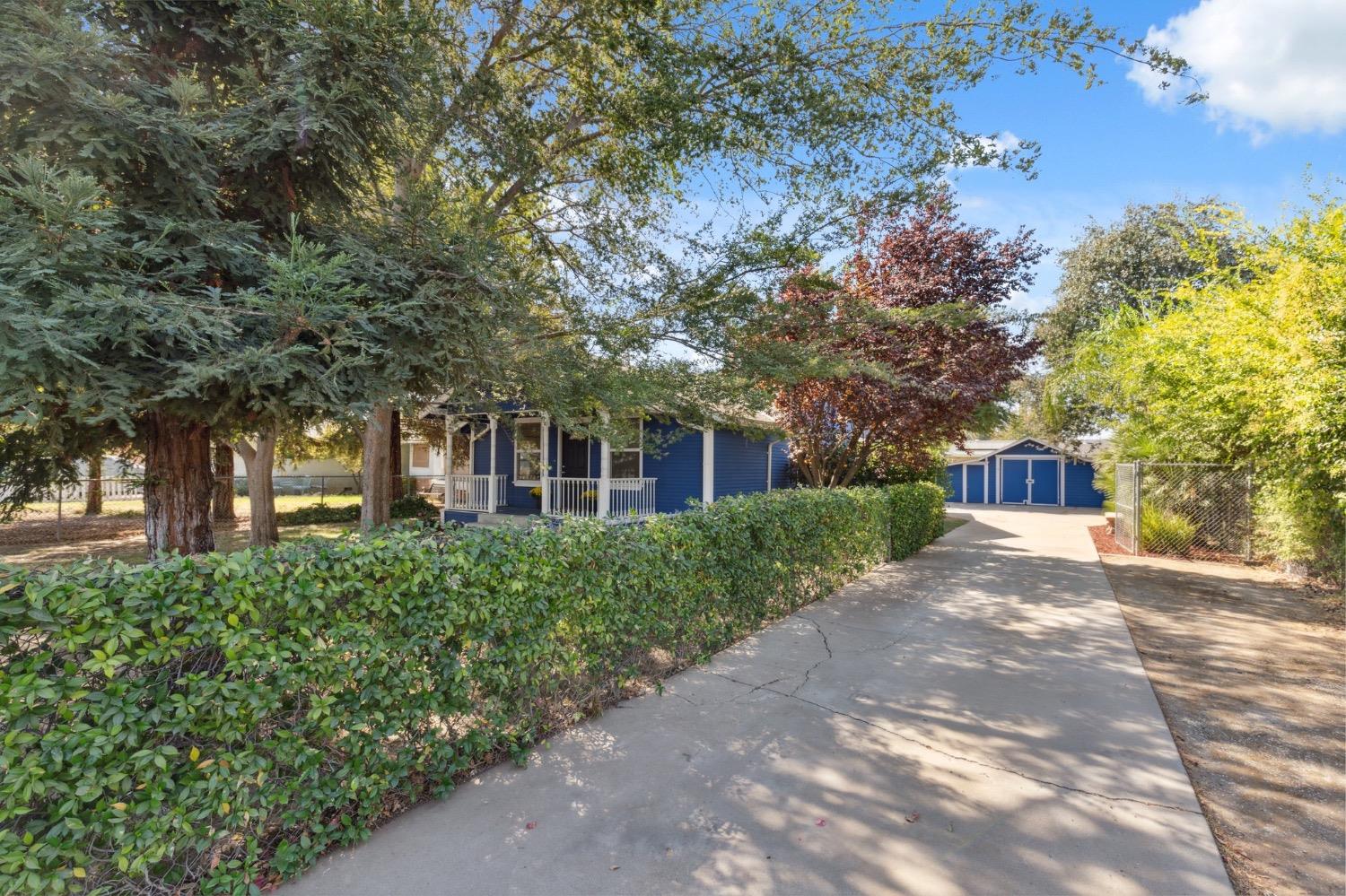 220 Sunnyside Avenue Clovis, CA 93612 - Photo 5 of 38 a front view of a house with a yard and trees