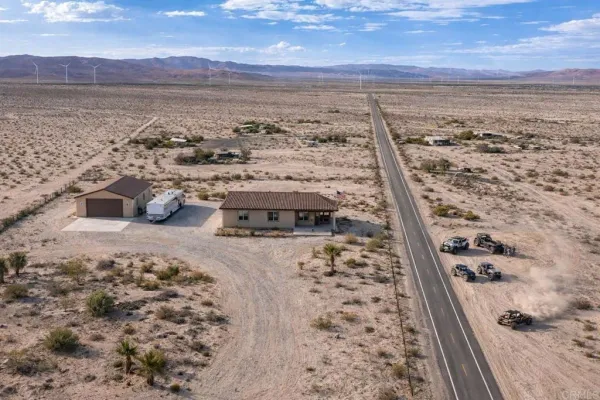an aerial view of a ocean view