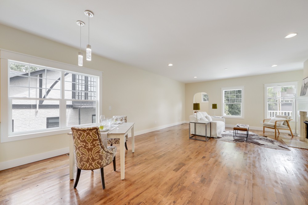 1332 B Lischey Avenue Nashville, TN 37207 - Photo 18 of 40 a living room with furniture and wooden floor