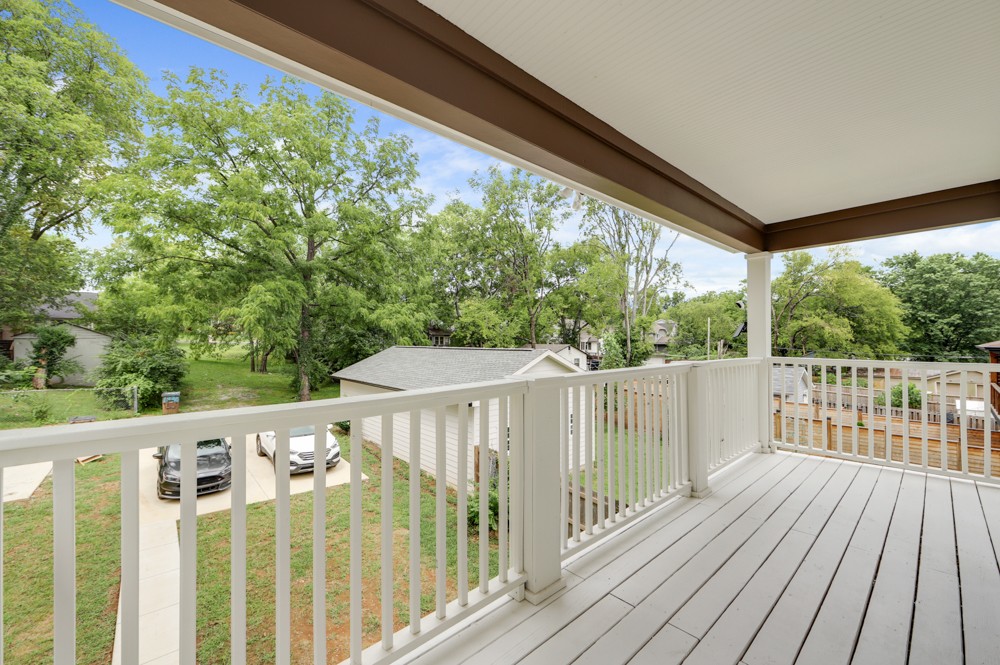 1332 B Lischey Avenue Nashville, TN 37207 - Photo 32 of 40 a view of a wooden deck