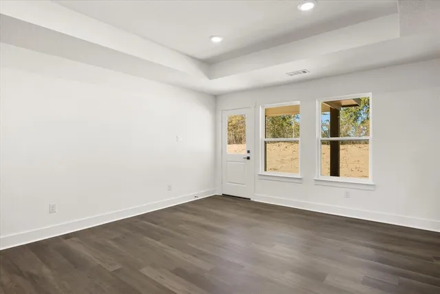 wooden floor in an empty room
