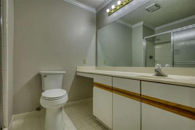 a view of a building with a pathway