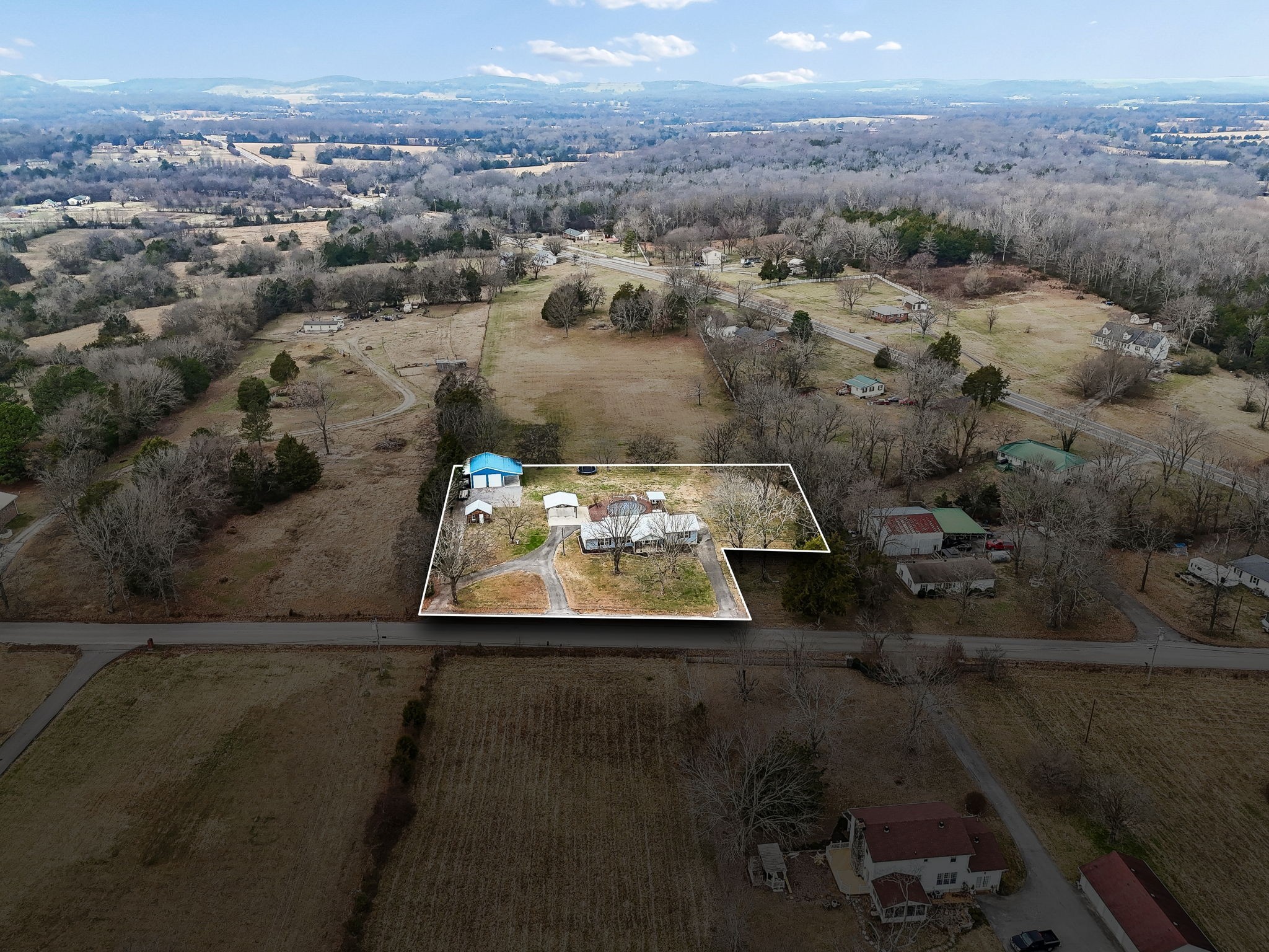 110 Ben Green Road Lebanon, TN 37090 - Photo 55 of 61 an aerial view of a house with a yard