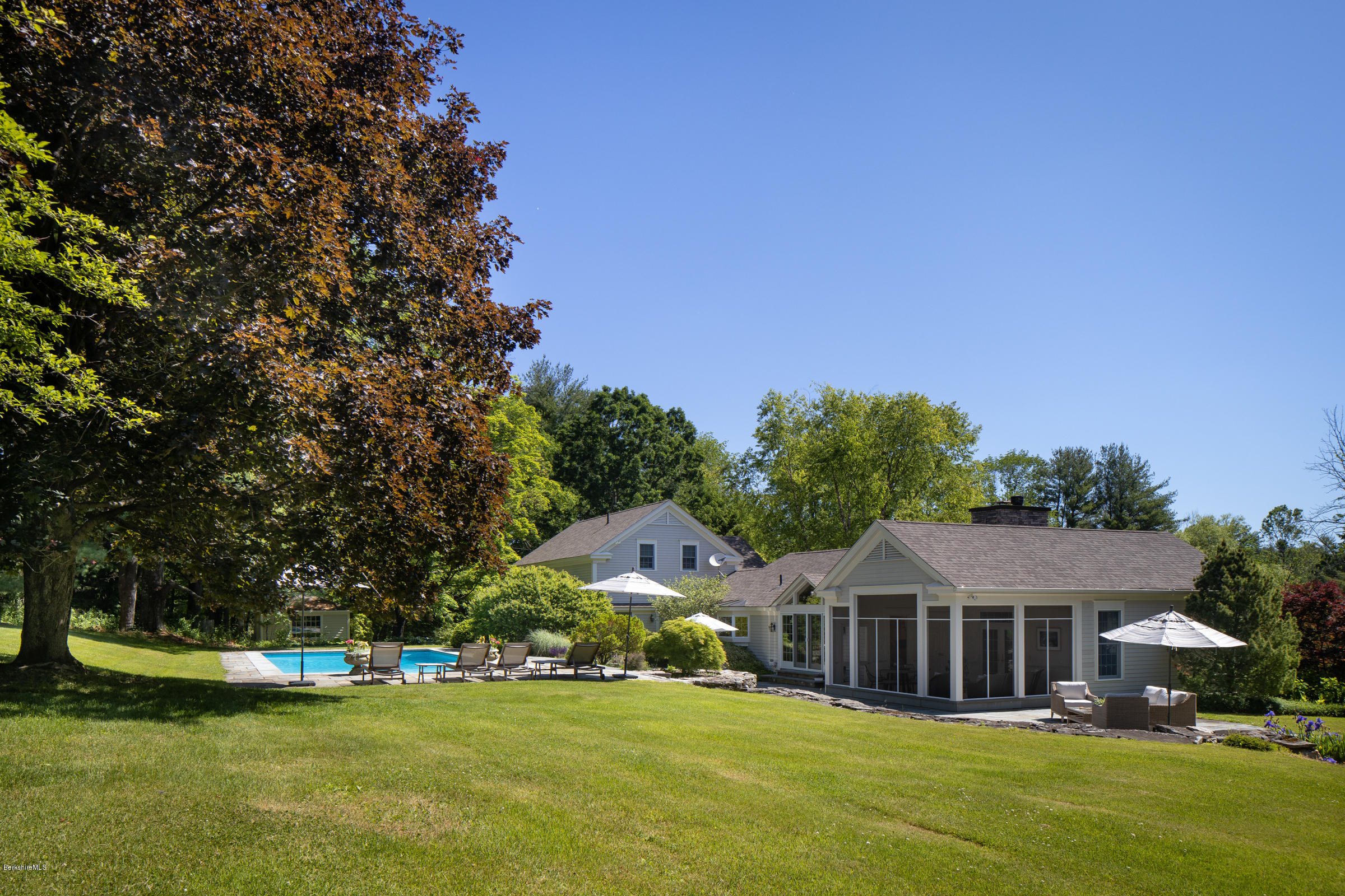 43 Creamery Road Egremont, MA 01230 - Photo 31 of 35 27 rear with pool 43-Creamery-Rd-205