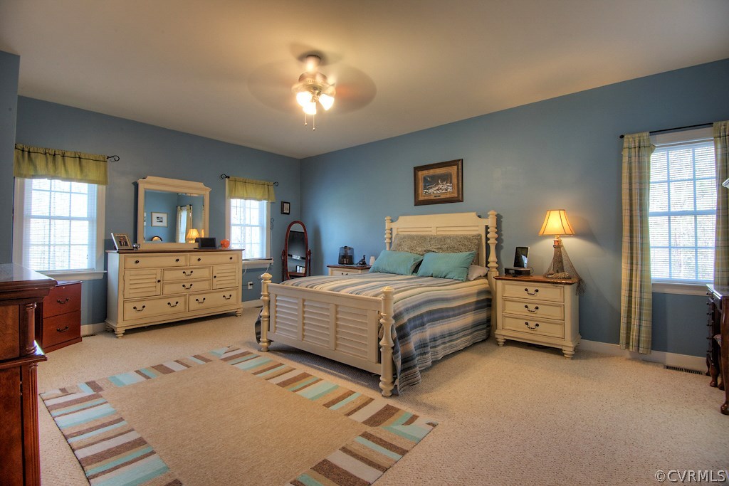 4488 Lockin Road Powhatan, VA 23139 - Photo 14 of 31 Downstairs master bedroom is HUGE, measuring 20x16