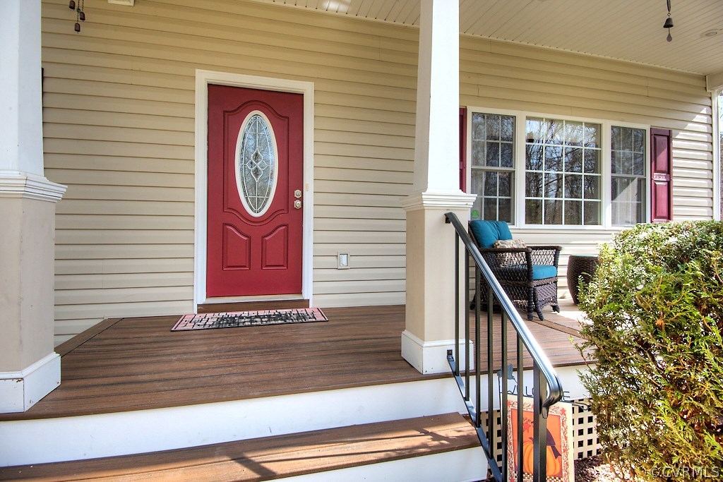4488 Lockin Road Powhatan, VA 23139 - Photo 25 of 31 This amazing country front porch features trex dec