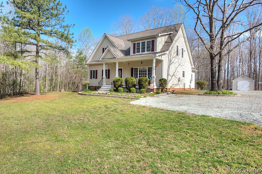 4488 Lockin Road Powhatan, VA 23139 - Photo 27 of 31 View of the home when entering the driveway, with