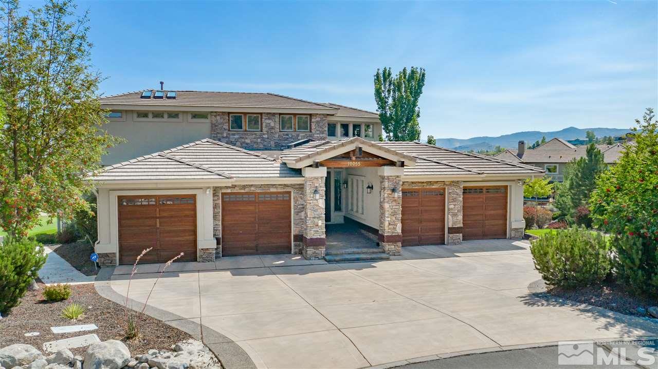 10055 Trailside Court Reno, NV 89511 - Photo 5 of 26 a front view of a house with garden