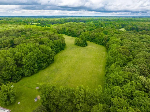 a view of yard with swimming pool