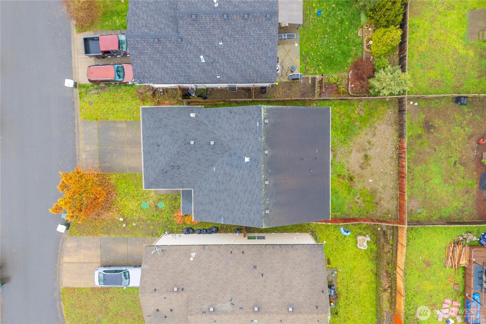14942 99th Way Southeast Yelm, WA 98597 - Photo 3 of 37 an aerial view of a house with a swimming pool