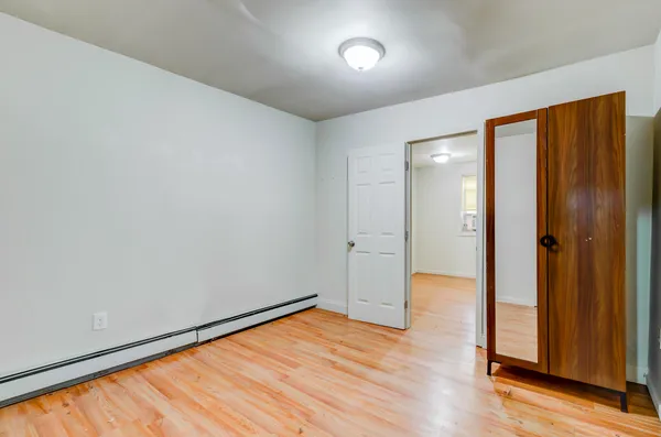wooden floor in an empty room