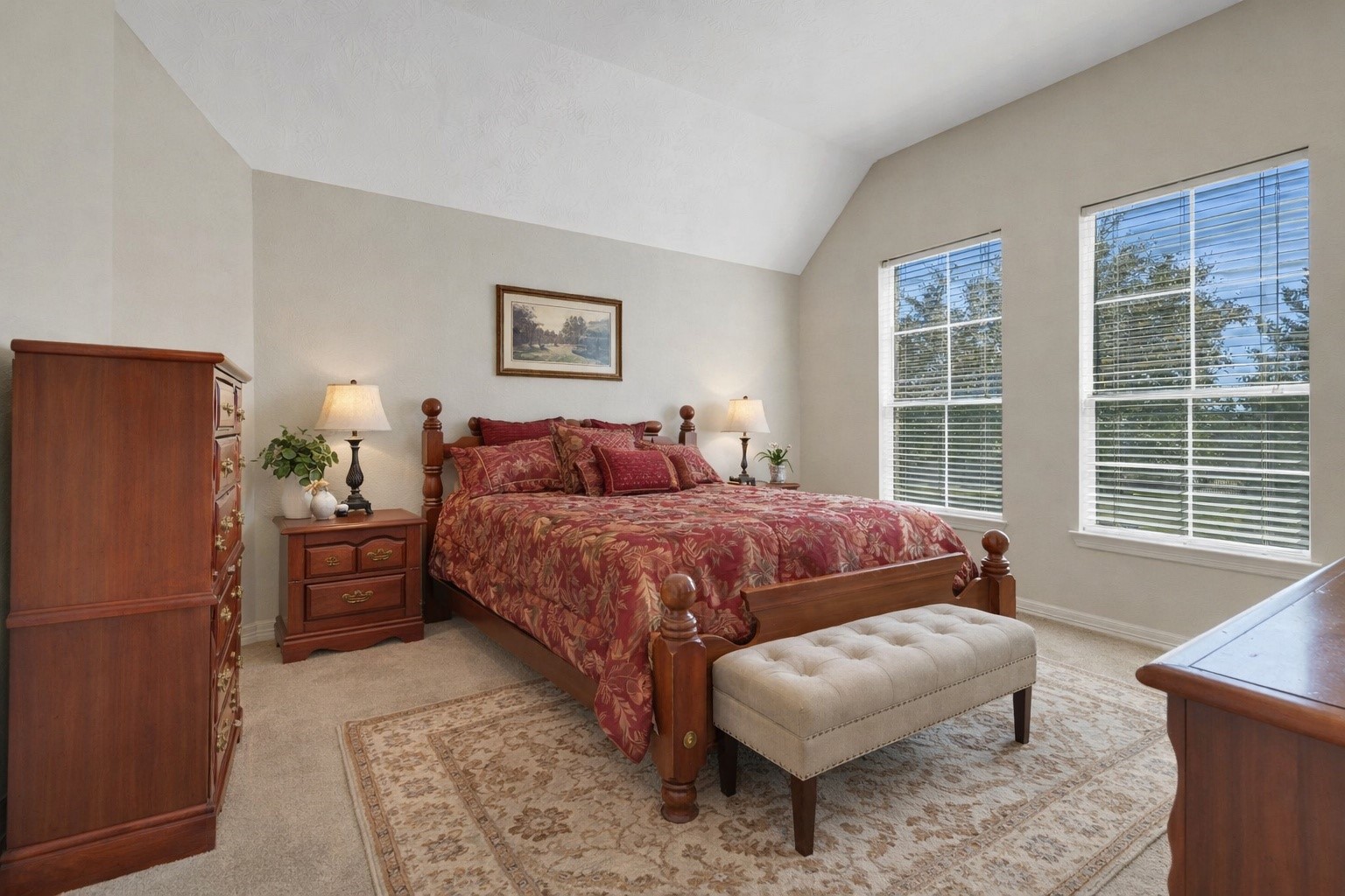20810 East Cameron Ridge Drive Cypress, TX 77433 - Photo 24 of 48 a bedroom with a bed and wooden floor