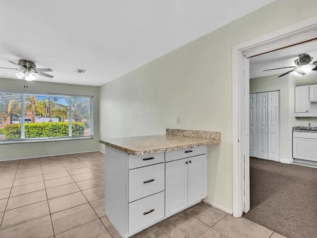 a view of a kitchen with a stove