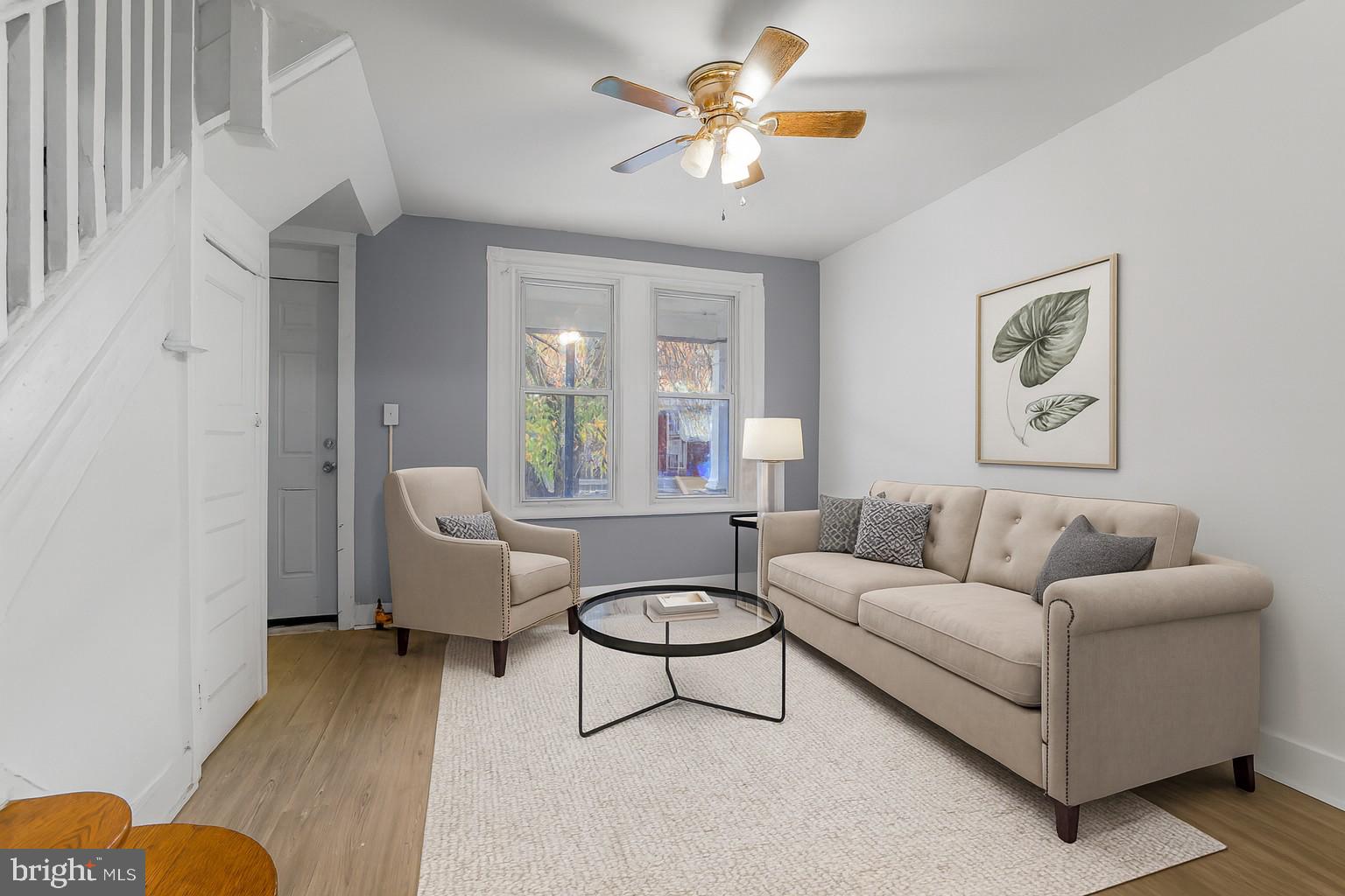 6022 Spring Street Philadelphia, PA 19139 - Photo 3 of 24 Staged Living room
