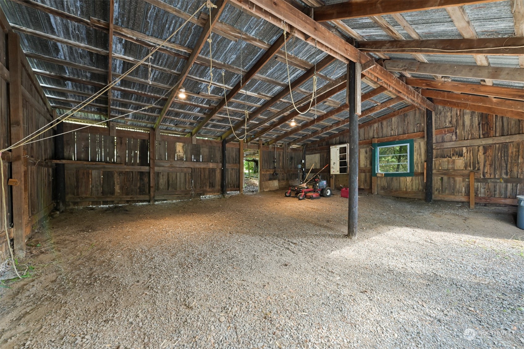 6366 Mission Road Everson, WA 98247 - Photo 37 of 40 a view of empty room with wooden ceiling