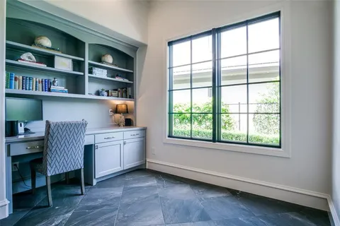 a workspace with a window