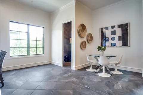 a living room with a window