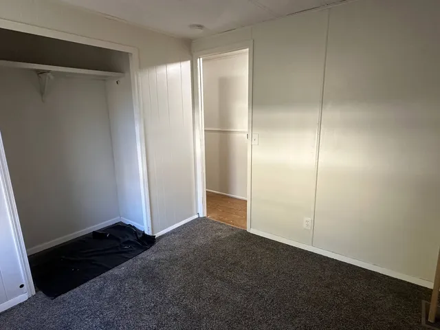 a view of closet area